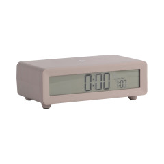 Budík Berlín LCD s nabíjačkou Karlsson KA6156WG, sivá